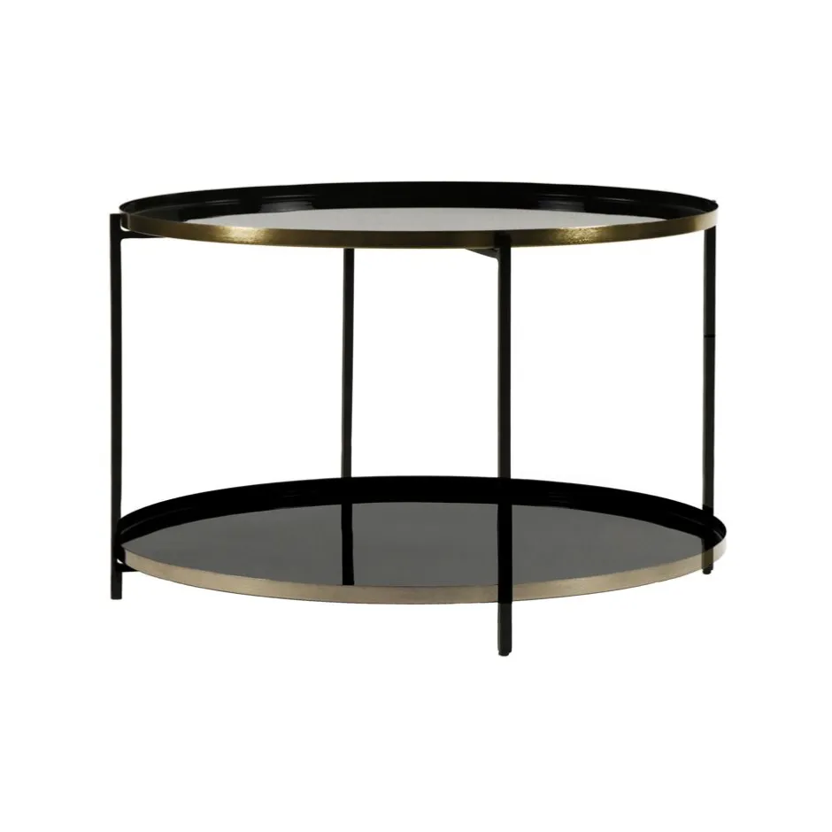Pomax Concepts Modulaires-FLEX - pieds L - métal - L 67,5 x W 67,5 x H 38 cm - noir