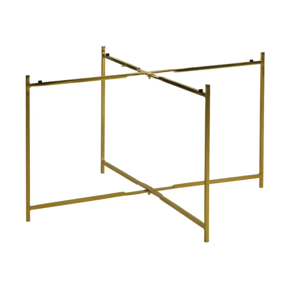 Pomax Concepts Modulaires-FLEX - pieds L - métal - L 67,5 x W 67,5 x H 38 cm - or