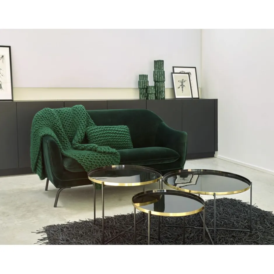 Pomax Concepts Modulaires-FLEX - pieds M - métal - L 57 x W 57 x H 48 cm - noir