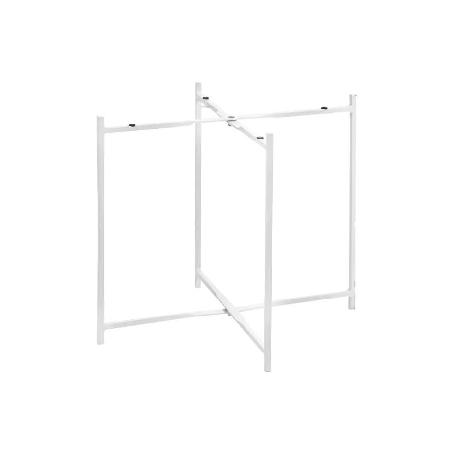 Pomax Concepts Modulaires-FLEX - pieds S - métal - L 47 x W 47 x H 42 cm - blanc