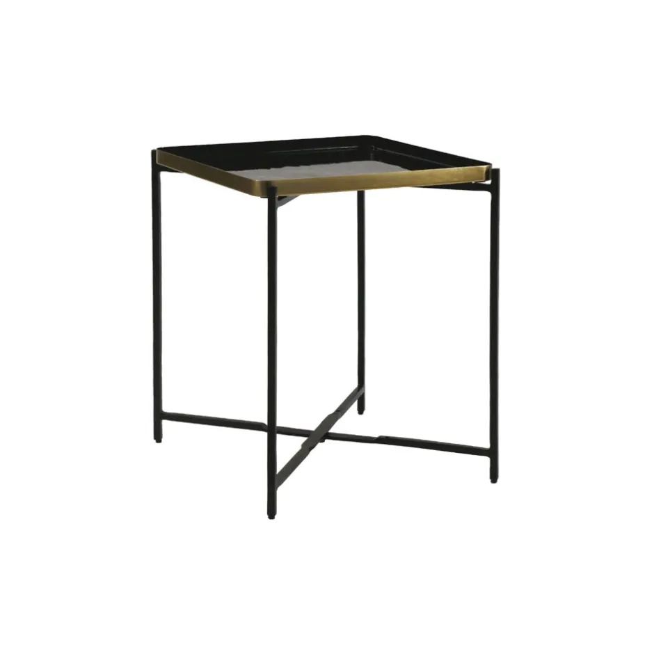 Pomax Concepts Modulaires-FLEX - pieds S - métal - L 47 x W 47 x H 42 cm - noir