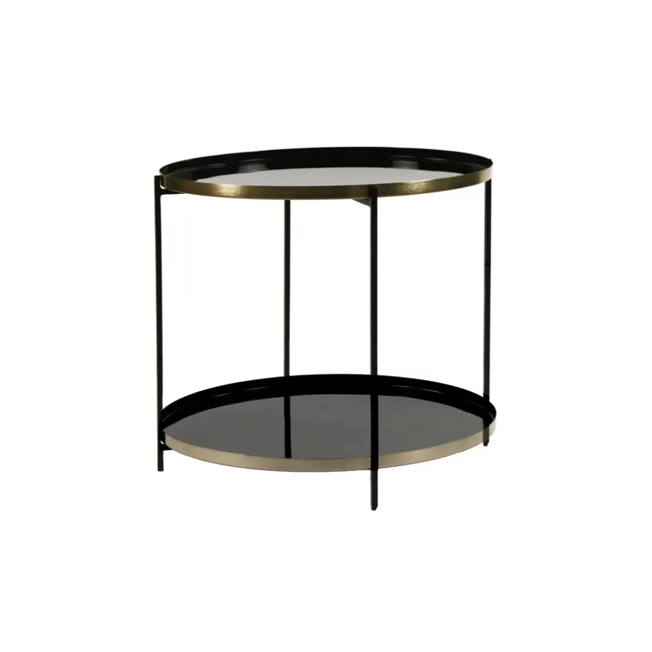 Pomax Concepts Modulaires-FLEX - pieds S - métal - L 47 x W 47 x H 42 cm - noir