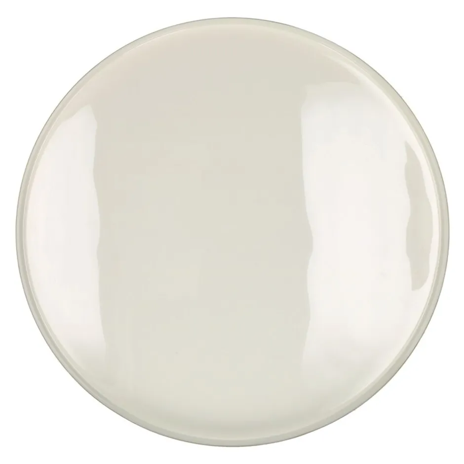 Pomax Concepts Modulaires-FLEX - plateau L - email - métal - DIA 65,5 x H 2 cm - blanc cassé