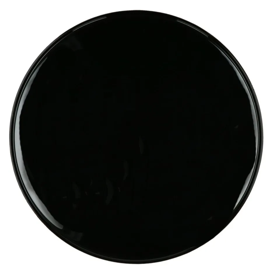 Pomax Concepts Modulaires-FLEX - plateau L - email - métal - DIA 65,5 x H 2 cm - noir