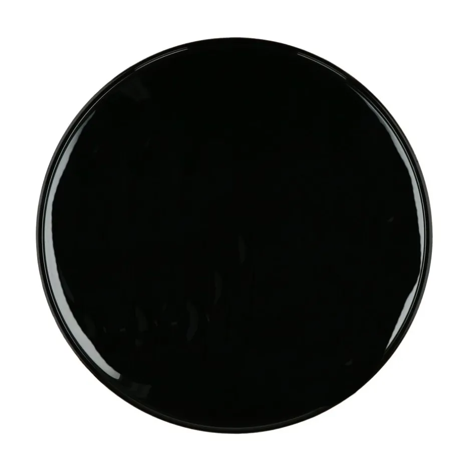 Pomax Concepts Modulaires-FLEX - plateau M - email - métal - DIA 55 x H 2 cm - noir