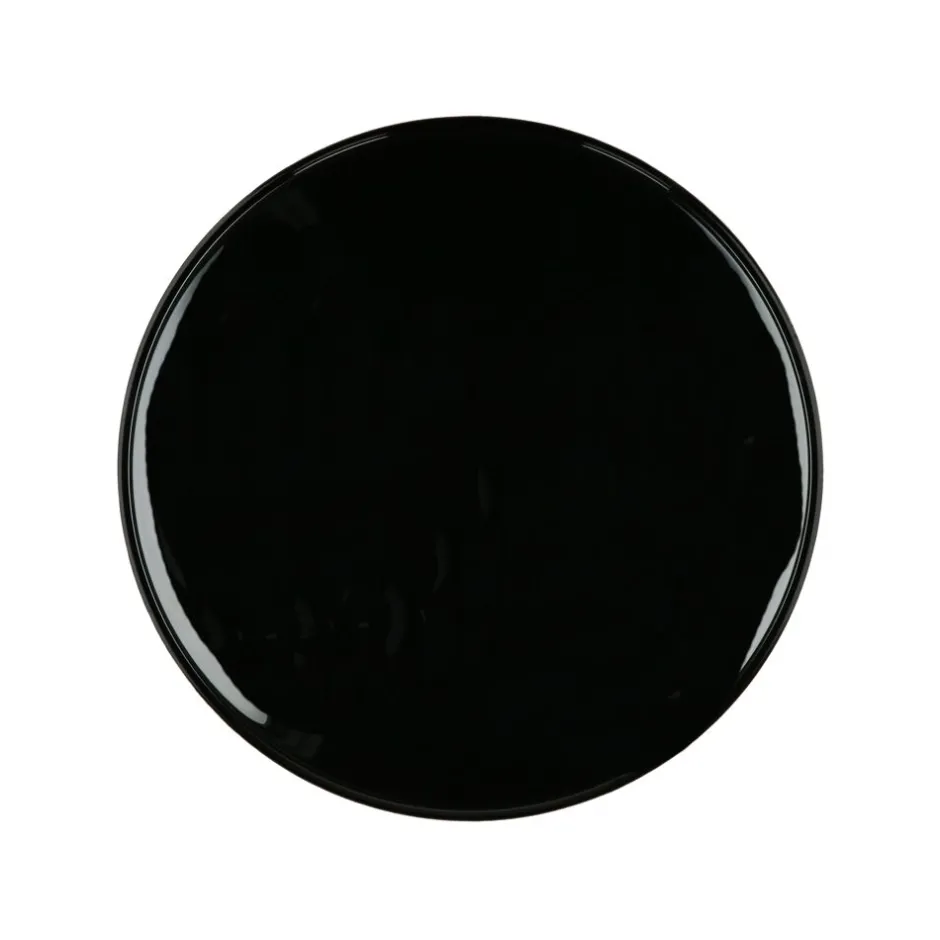 Pomax Concepts Modulaires-FLEX - plateau S- email - métal - DIA 45 x H 2 cm - noir