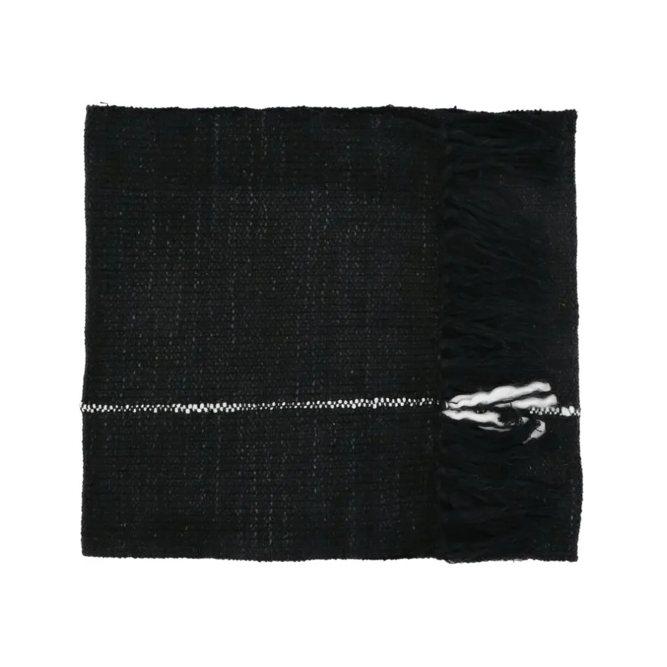 Pomax Linge De Table-FUSE - chemin de table - coton / viscose - L 140 x W 40 cm - noir