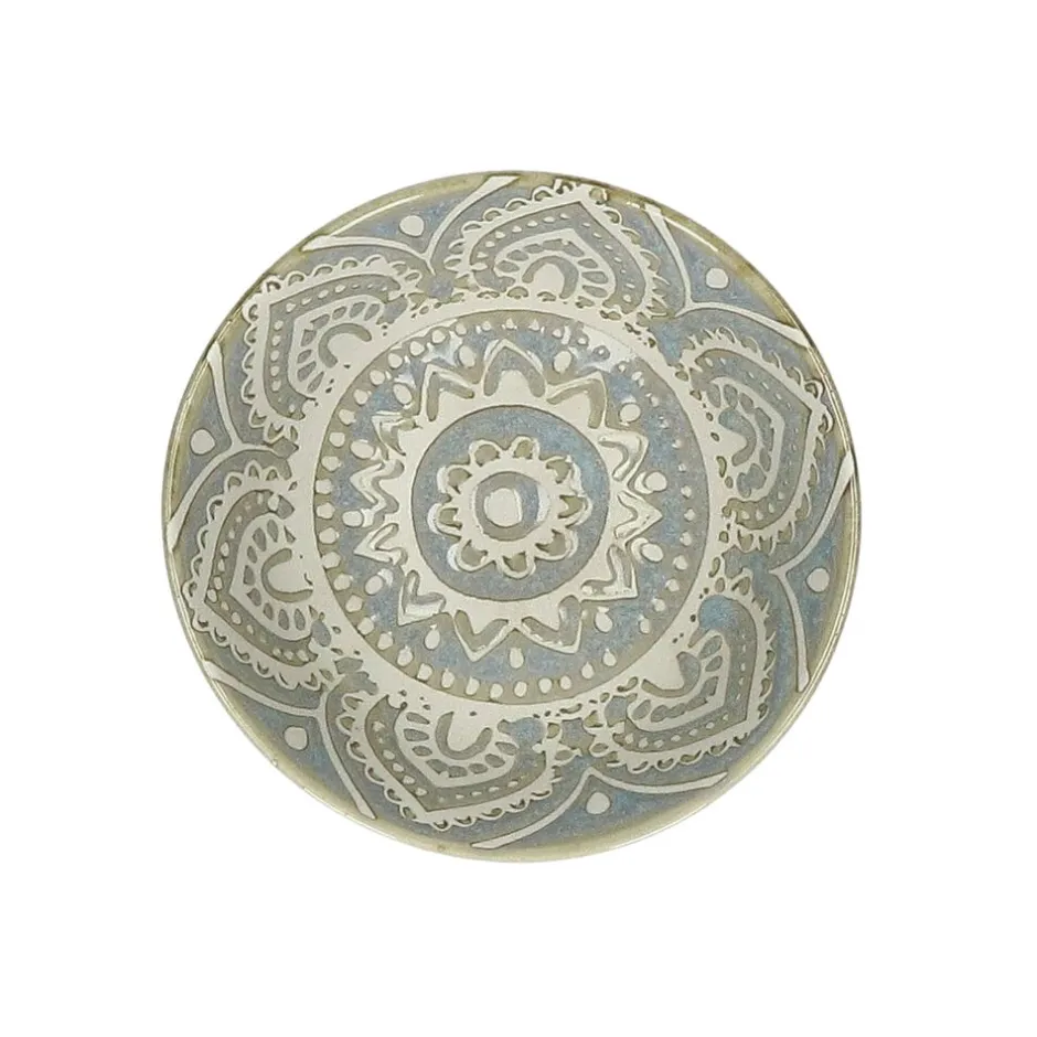 Pomax Vaisselle-GAZELLE - bol à céréales - porcelaine - DIA 12 x 6 cm - gris bleu