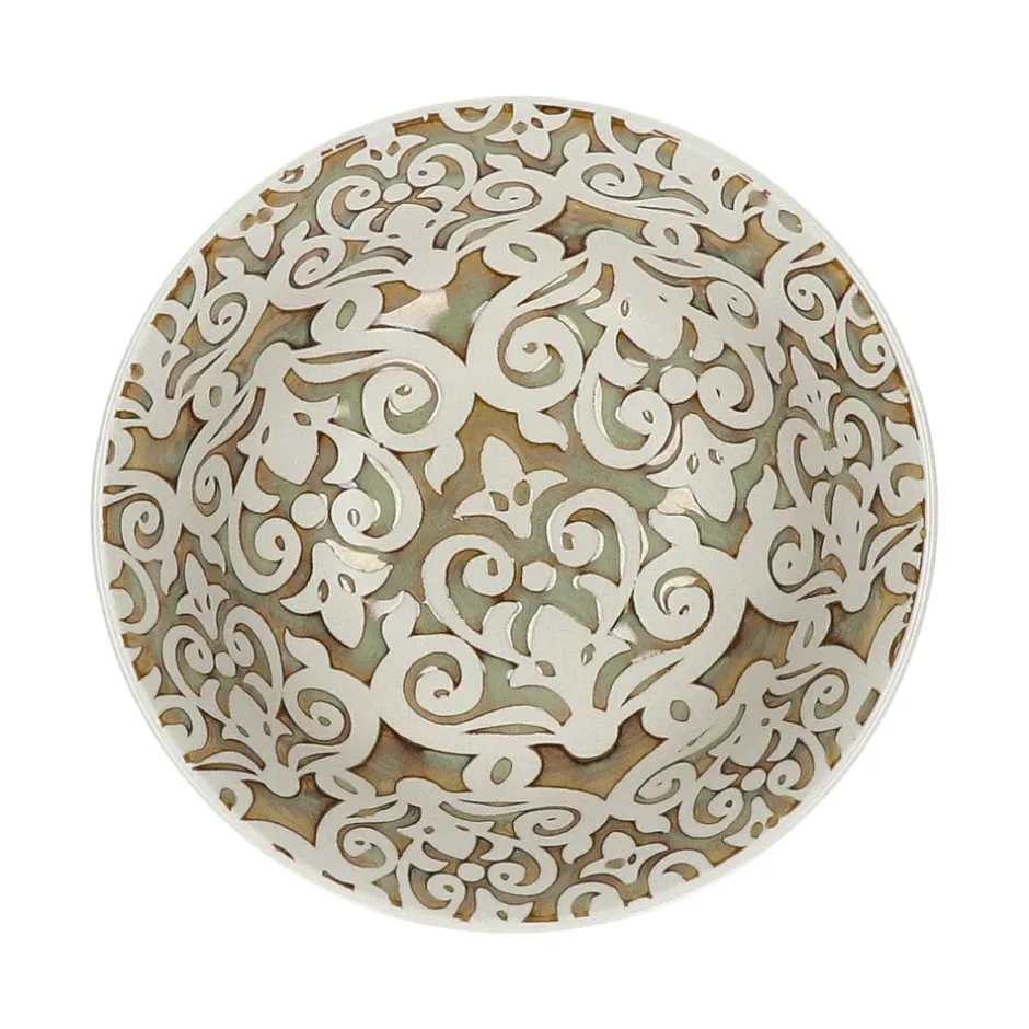 Pomax Vaisselle-GAZELLE - bol à soupe - porcelaine - DIA 15 x H 7 cm - bronze