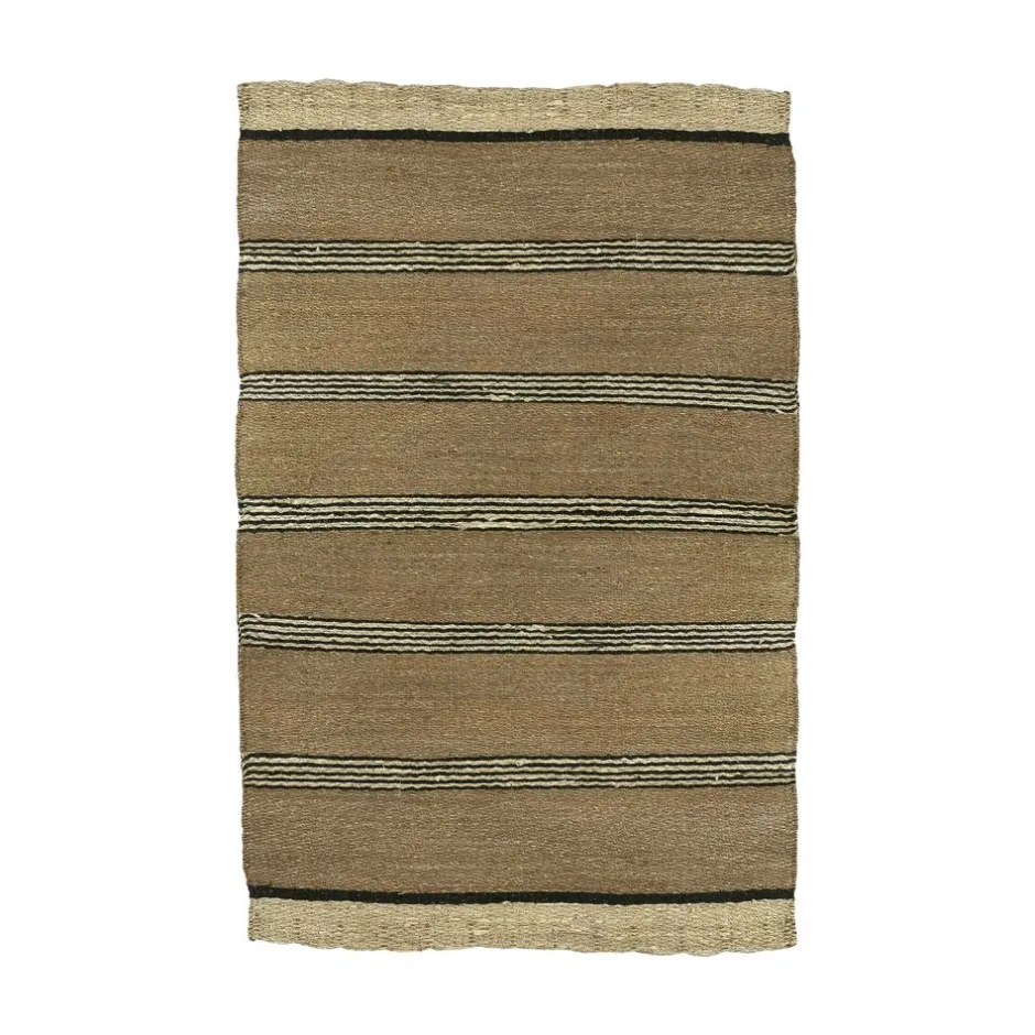 Pomax Tapis-GRACE - tapis - jonc de mer / feuille de palmier - L 180 x W 120 cm - mix de couleurs