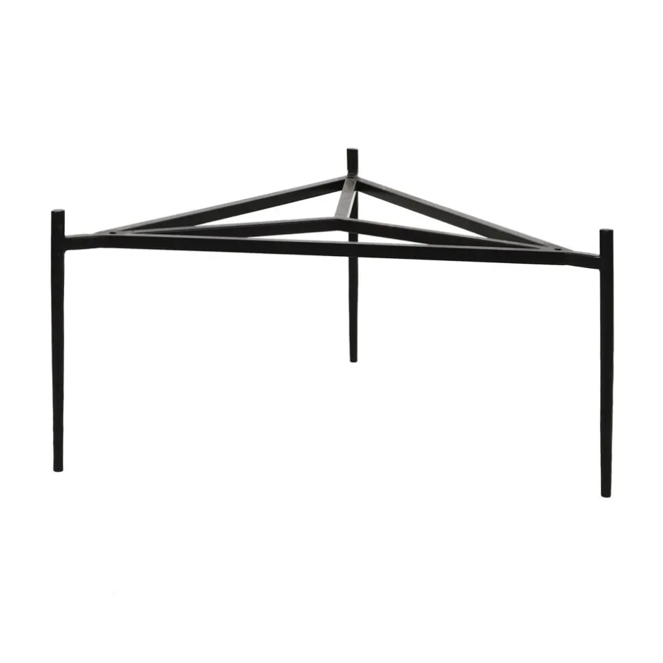 Pomax Concepts Modulaires-GRANADA - jambes pour table basse - métal - DIA 93 x H 40 cm - noir