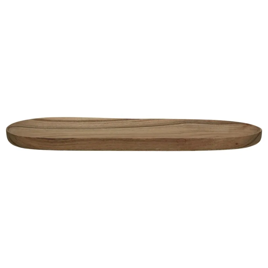 Pomax Accessoires-HARICOT - dessous de plat - bois d'acacia - L 45 x W14 x H 2 cm - naturel