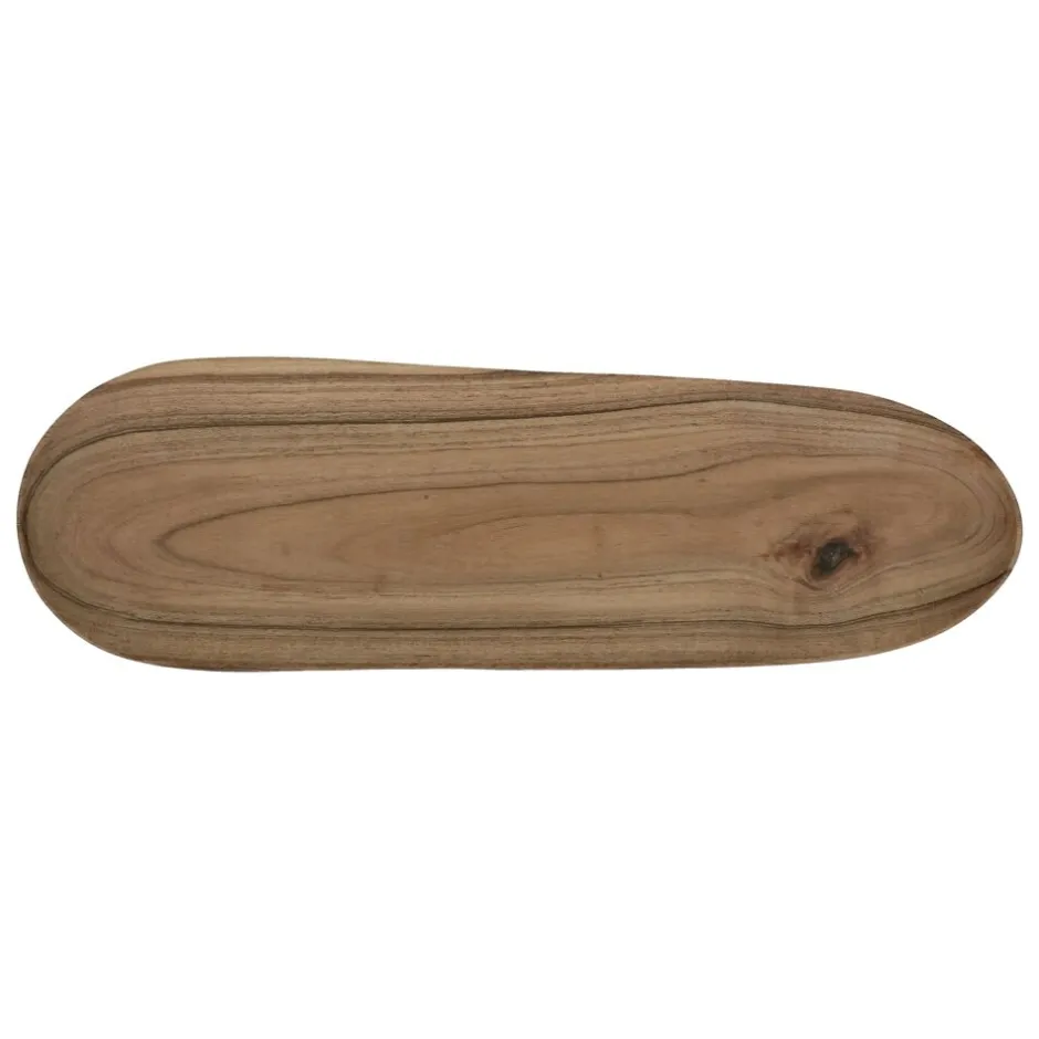 Pomax Accessoires-HARICOT - dessous de plat - bois d'acacia - L 45 x W14 x H 2 cm - naturel