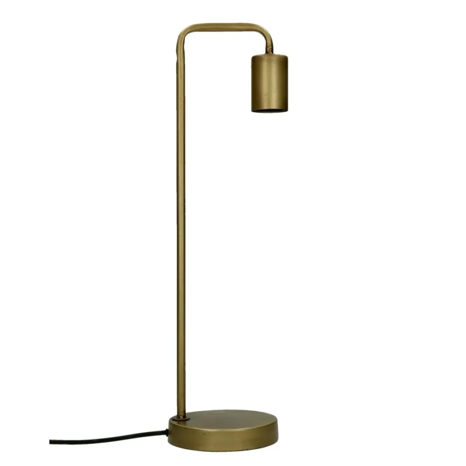 Pomax Lampadaires-JAY - lampe de table - métal - L 13 x W 13 x H 48,5 cm - or