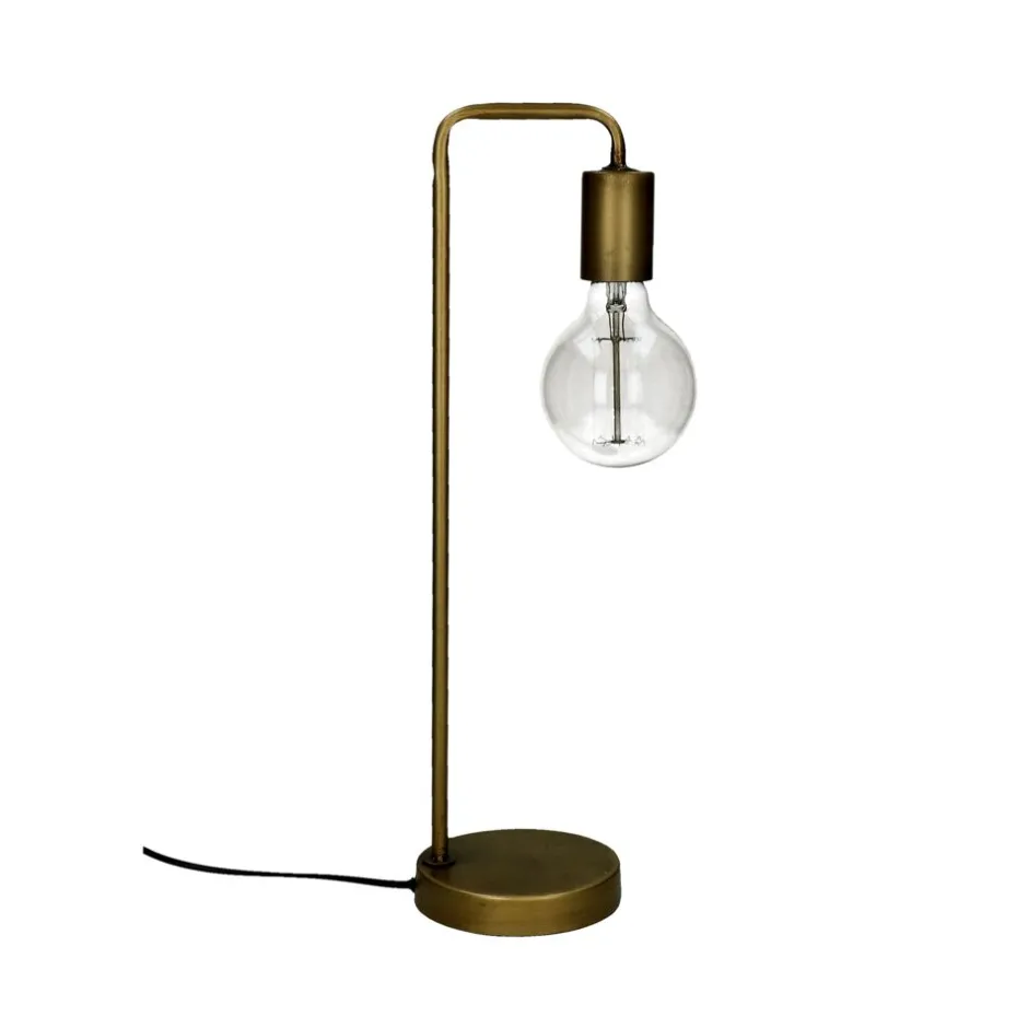 Pomax Lampadaires-JAY - lampe de table - métal - L 13 x W 13 x H 48,5 cm - or