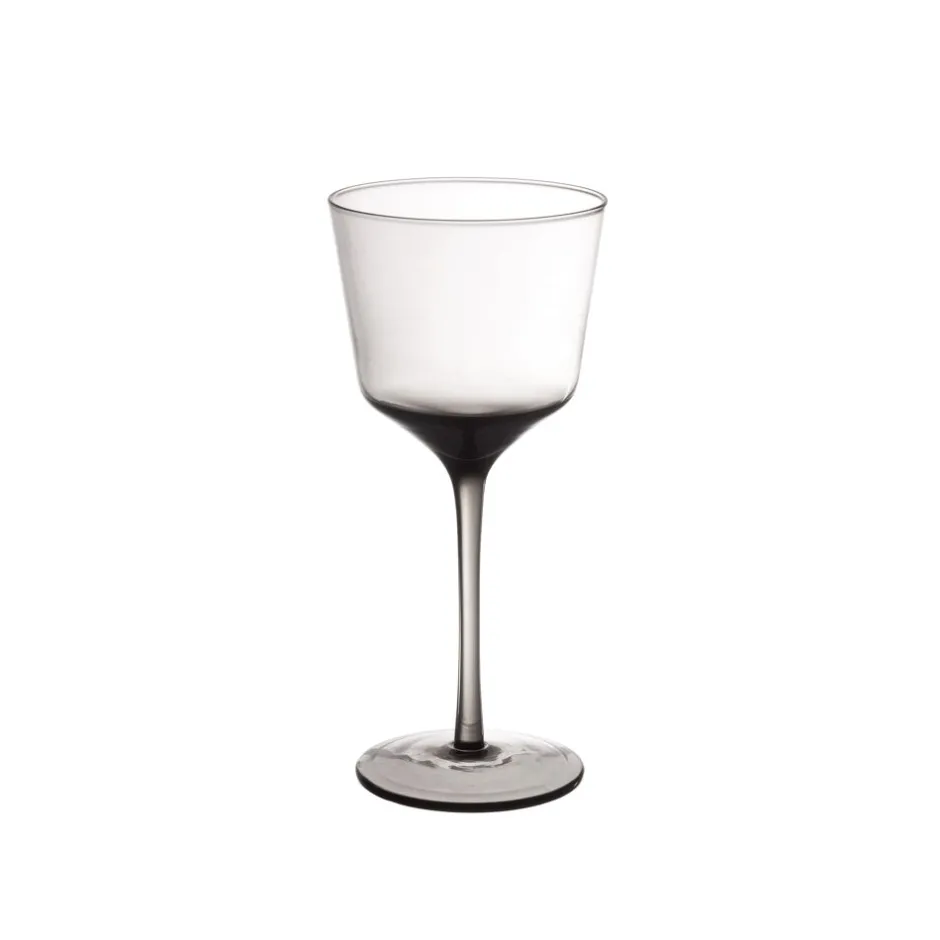 Pomax Verres-JOHN'S - verre à vin blanc - verre - DIA 8,5 x H 18,5 cm - fumé