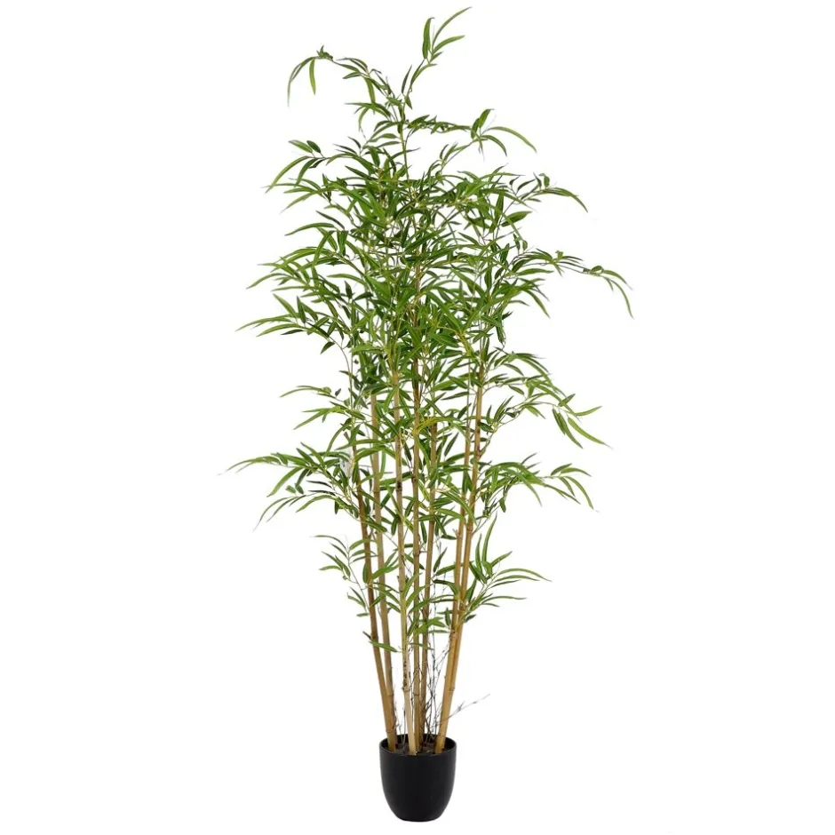 Pomax Plantes-JUNGLE FEVER - plante artificielle en pot - synthétique - H 155 cm - vert