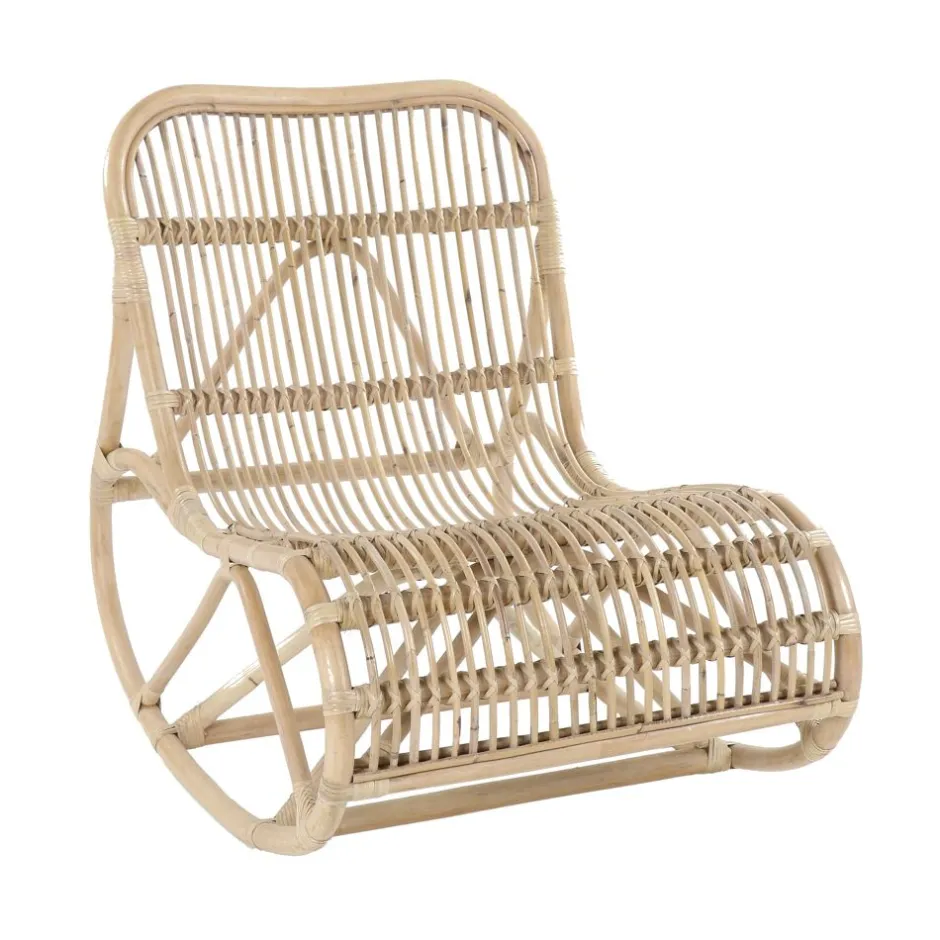 Pomax Canapés-KIM - berceuse - rotin - L 62 x W 90 x H 80 cm - naturel