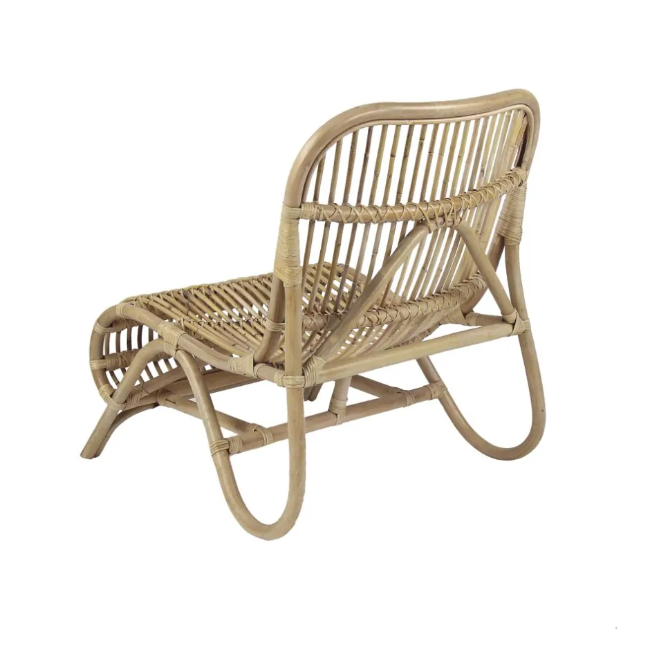 Pomax Canapés-KIM - fauteuil - rotin - L 66 x W 80 x H 77 cm - naturel