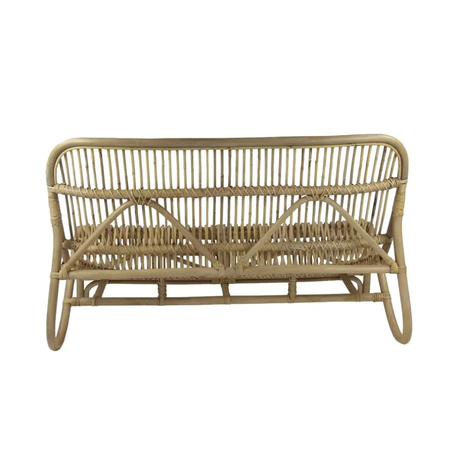 Pomax Canapés-KIM - fauteuil - rotin - L 118 x W 80 x H 77 cm - naturel