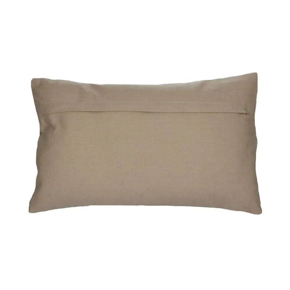 Pomax Coussins-KRETA - coussin - lin / viscose - L 50 x W 30 cm - mix de couleurs