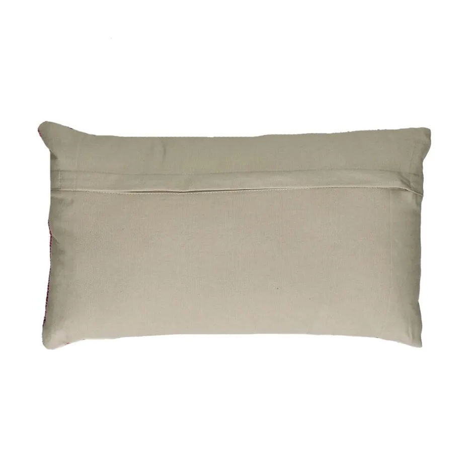 Pomax Coussins-KRETA - coussin - lin / viscose - L 50 x W 30 cm - multicolore