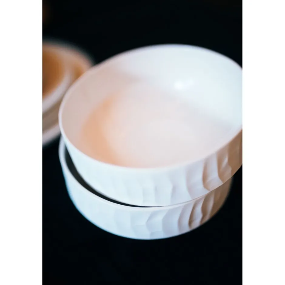 Pomax Vaisselle-LEGGERO - bol à céréals - porcelaine - DIA 14,7 x H 6 cm - blanc