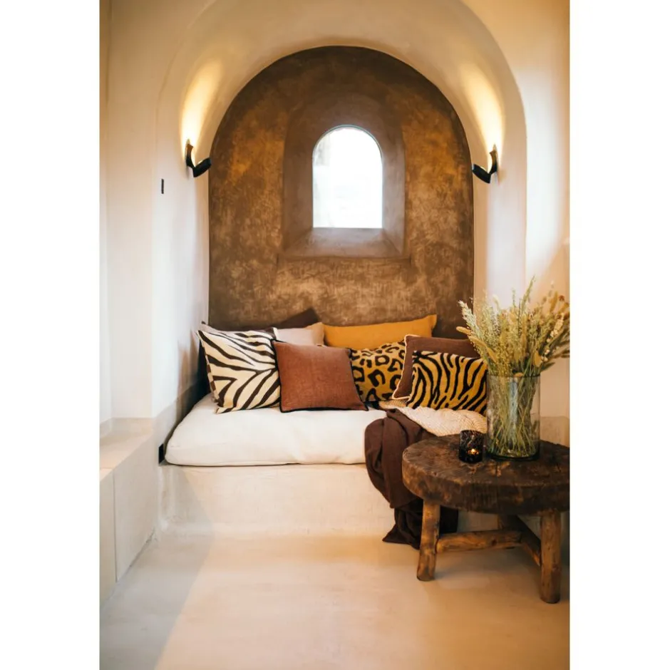 Pomax Tables Basses | Tables-LENASIA - table basse - bois récupéré - DIA 72 x H 46 cm - naturel