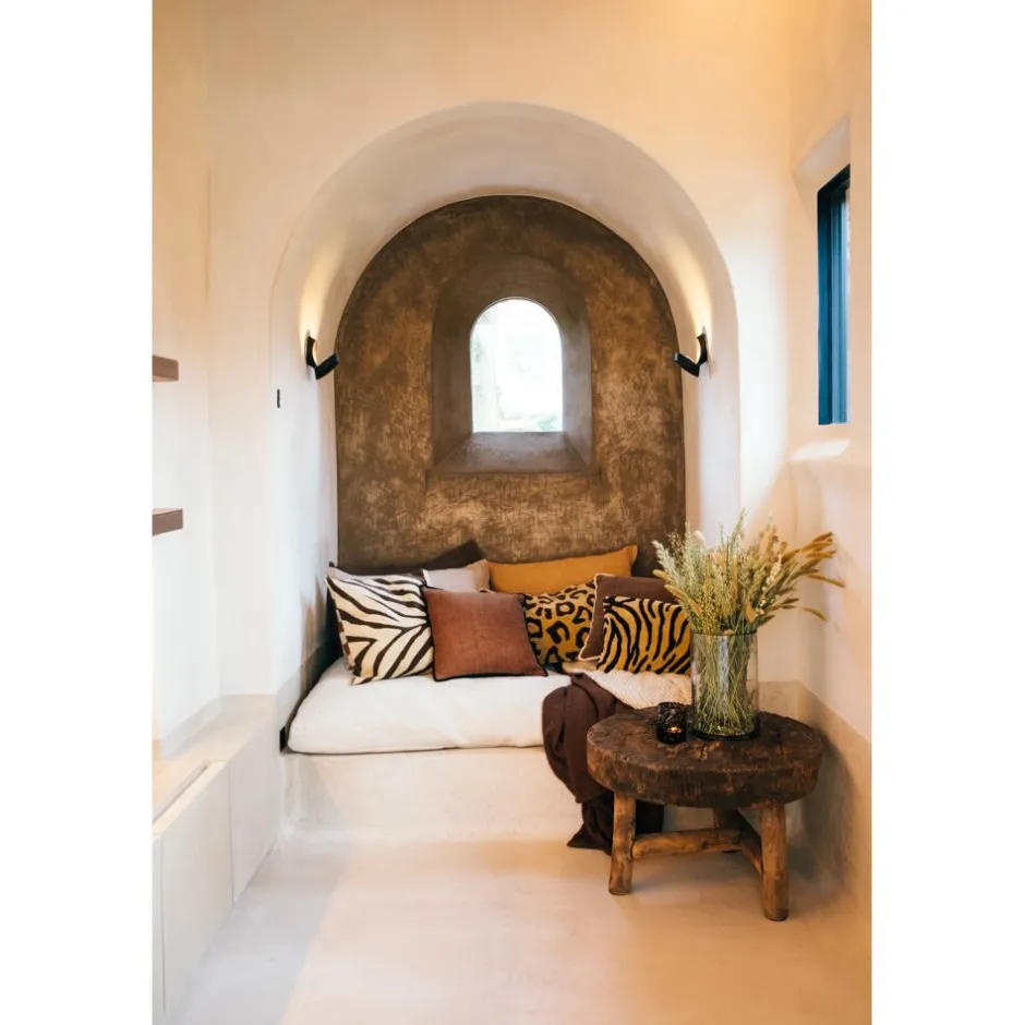 Pomax Tables Basses | Tables-LENASIA - table basse - bois récupéré - DIA 72 x H 46 cm - naturel