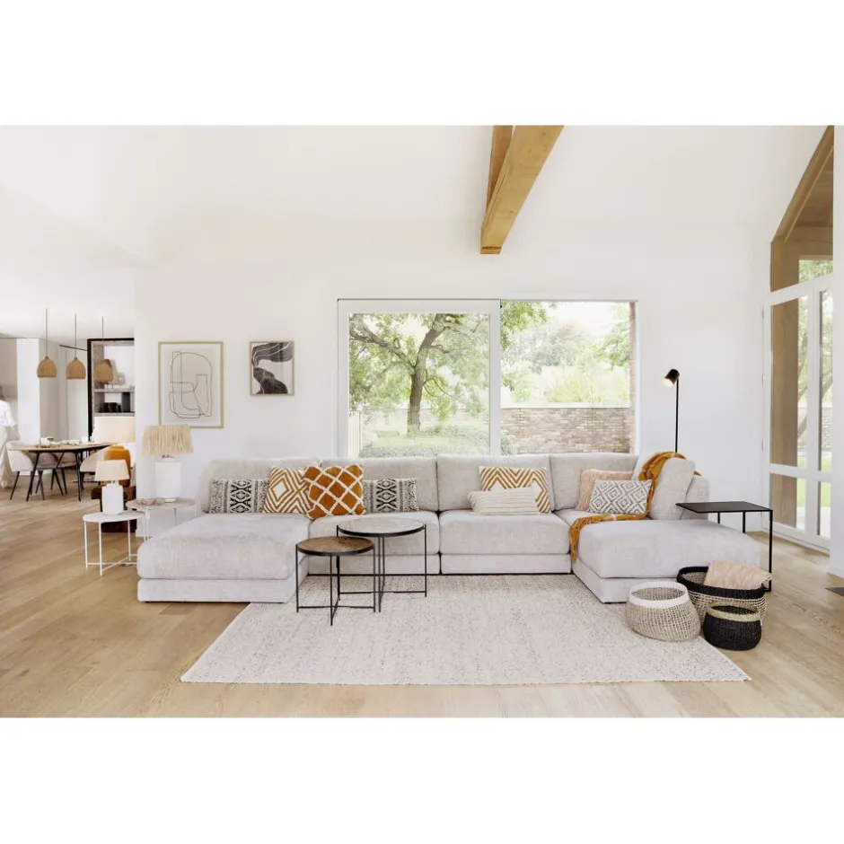 Pomax Tableau / Déco Murale-LIÑA - toile encadrée avec verre - canvas / bois - L 63 x W 3 x H 83 cm - noir/blanc
