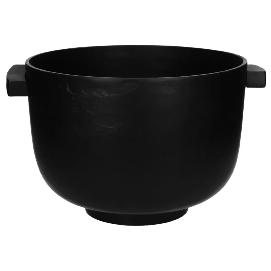Pomax Accessoires-LISA - seau à champagne - aluminium - L 40 x W 34 x H 24 cm - noir