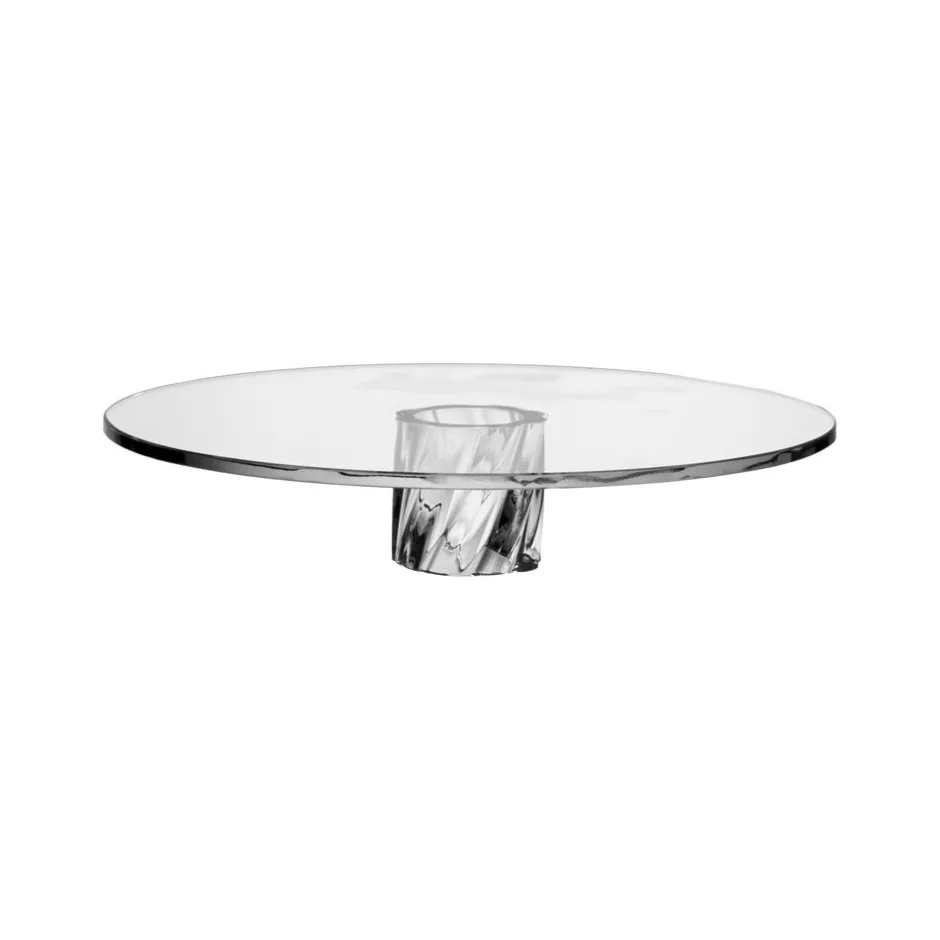 Pomax Accessoires-LOTO - plat - verre borosilicaté - DIA 24 x H 5 cm - transparent