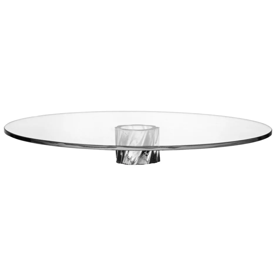 Pomax Accessoires-LOTO - plat - verre borosilicaté - DIA 30 x H 4 cm - transparent