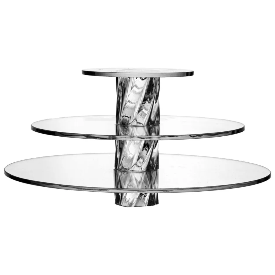 Pomax Accessoires-LOTO - plat - verre borosilicaté - DIA 24 x H 5 cm - transparent