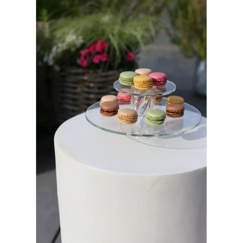 Pomax Accessoires-LOTO - plat - verre borosilicaté - DIA 24 x H 5 cm - transparent