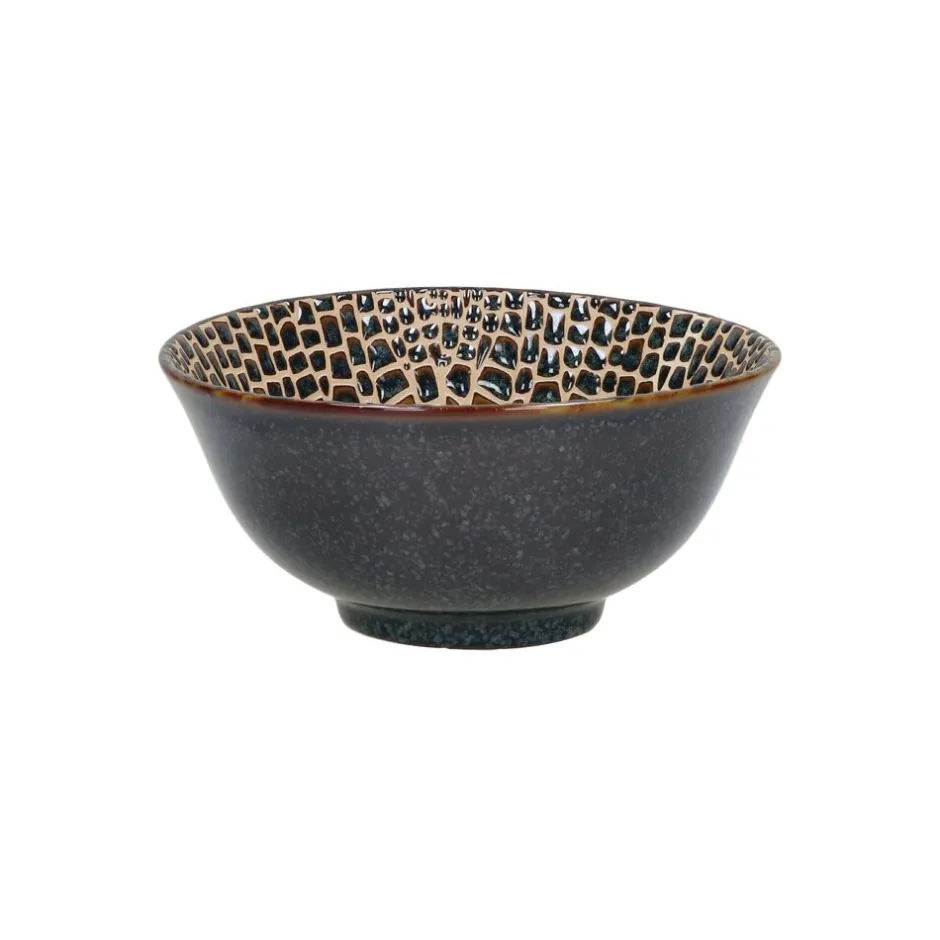 Pomax Vaisselle-LOTUS - bol à soupe - porcelaine - DIA 15 x H 7 cm - bronze