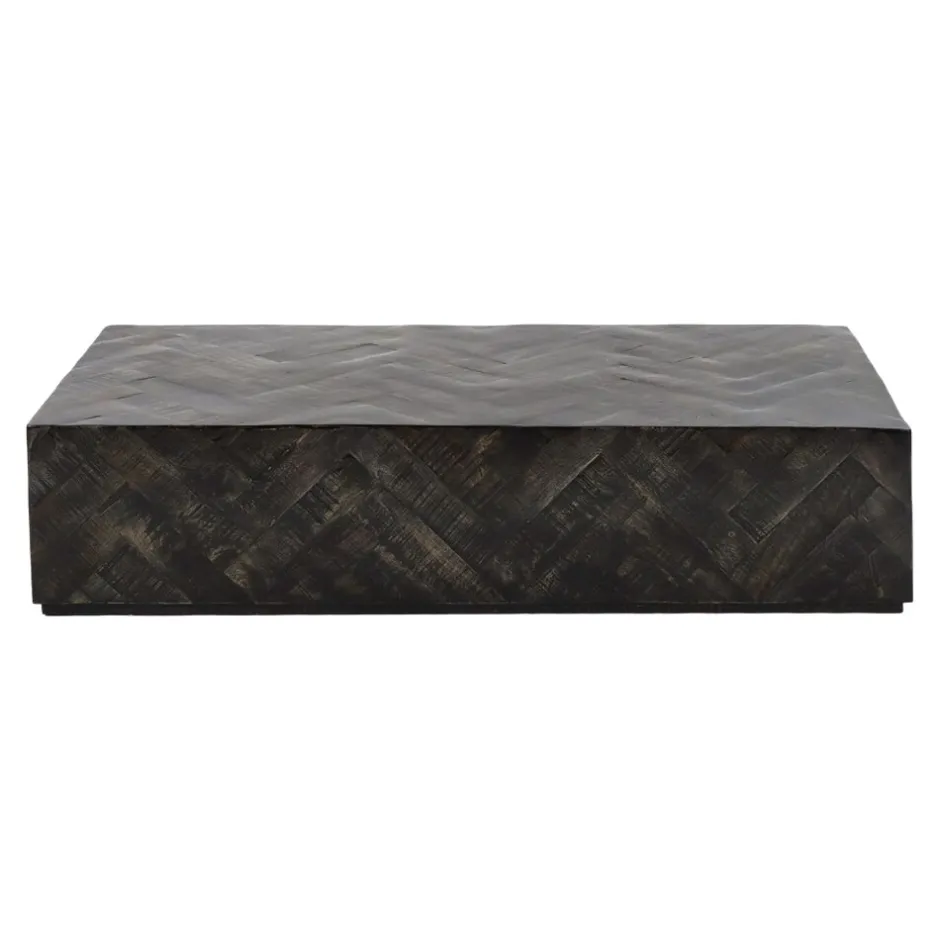 Pomax Tables Basses | Tables-LOXTON - table basse - bois de mangier - L 120 x W 60 x H 28 cm - brun foncé