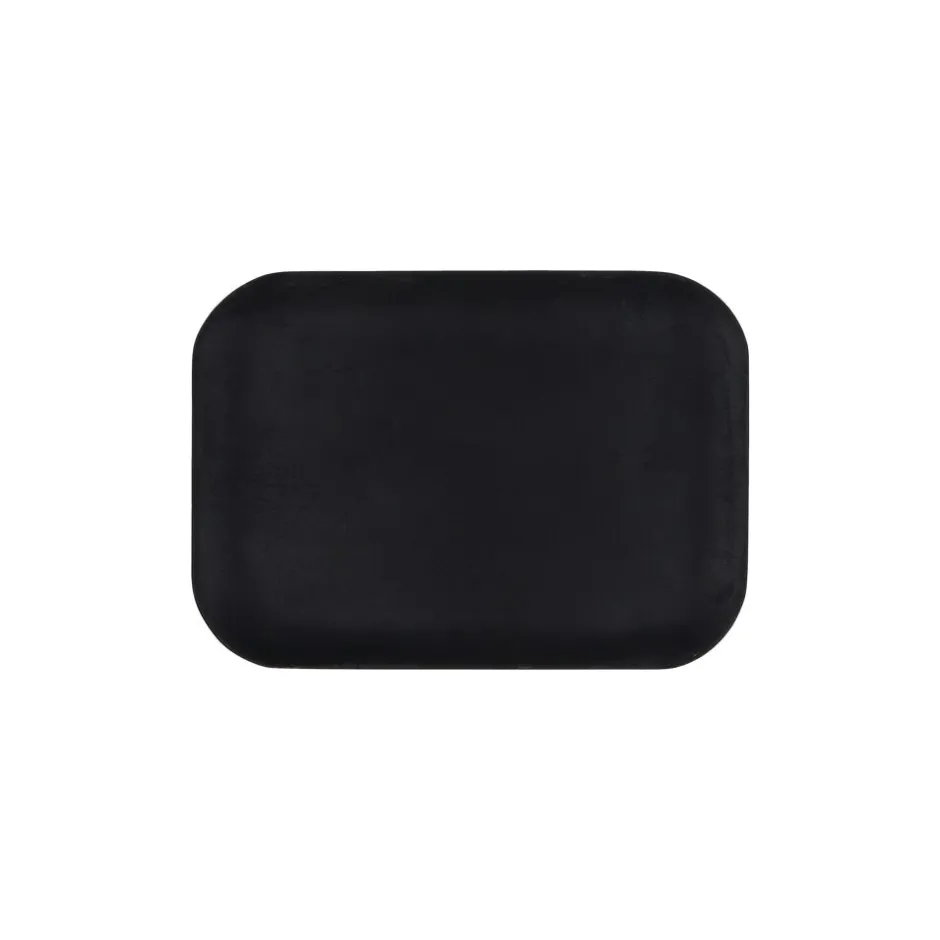 Pomax Plateaux-MACLEAR - plat - bois d'acacia - L 28 x W 20 x H 1,25 cm - noir