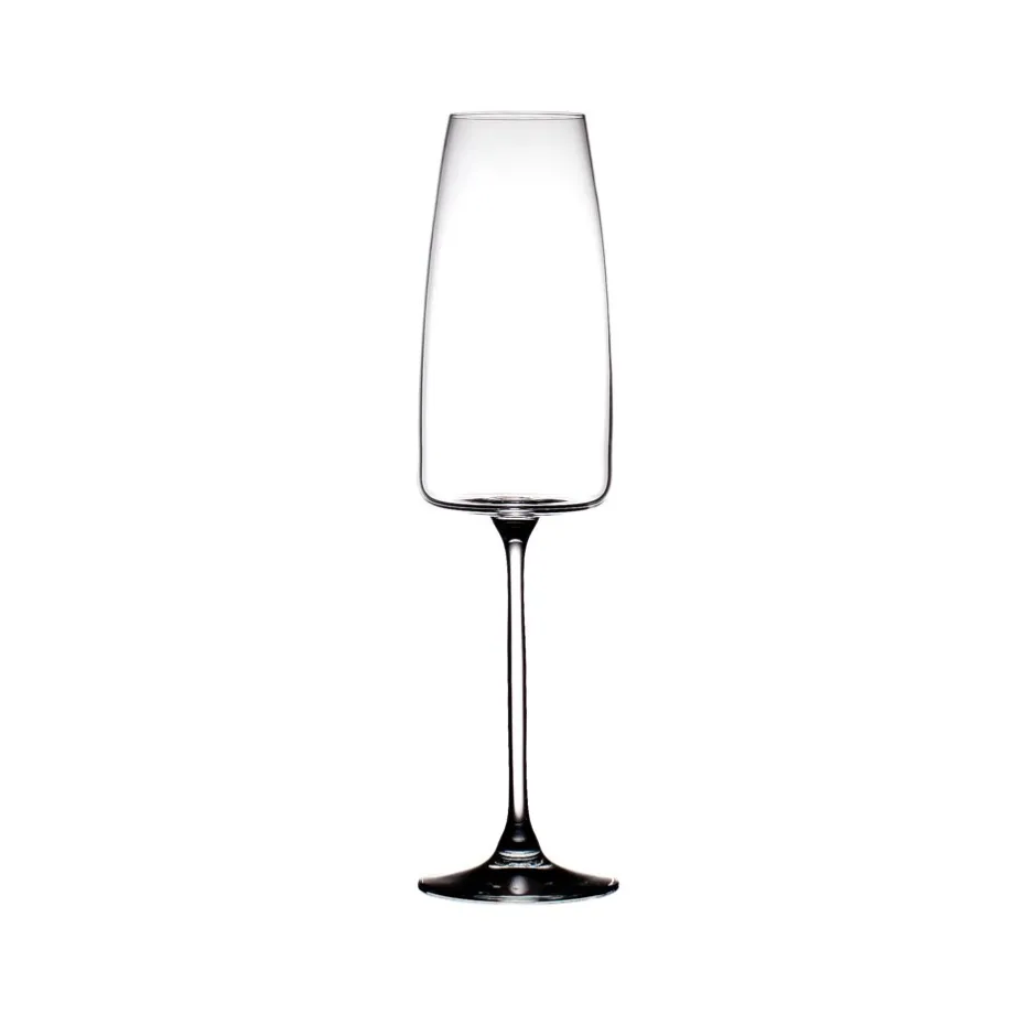 Pomax Verres-MARGAUX - flûte à champagne - verre cristallin - DIA 6,6 x H 25 cm - transparent