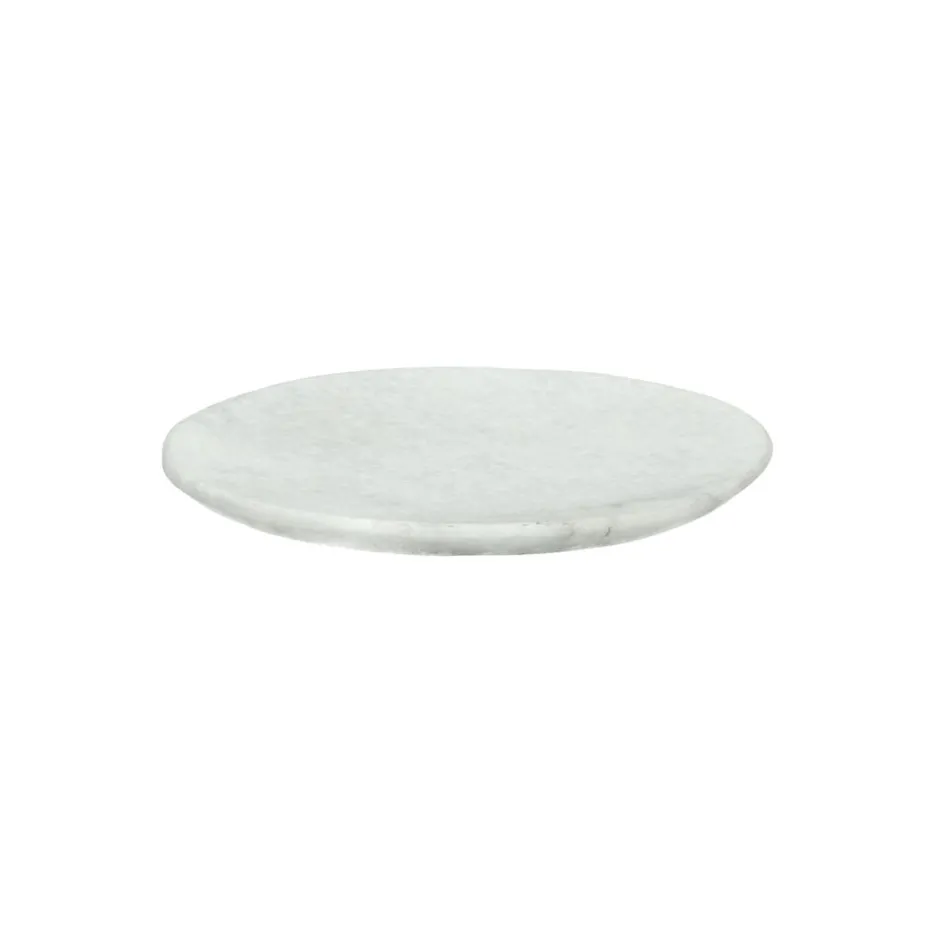 Pomax Accessoires-MARMAR - dessous de plat - marbre - DIA 15 x H 1,5 cm - blanc