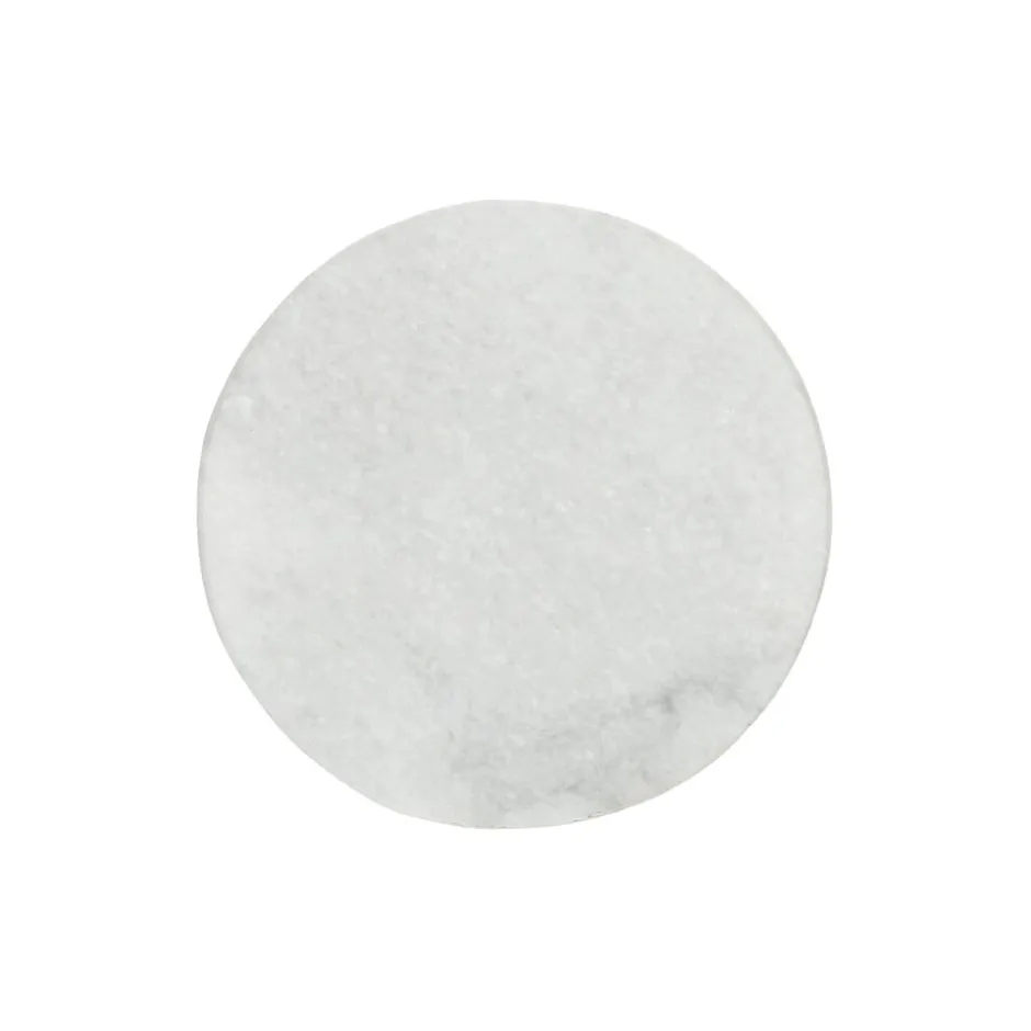 Pomax Accessoires-MARMAR - dessous de plat - marbre - DIA 15 x H 1,5 cm - blanc