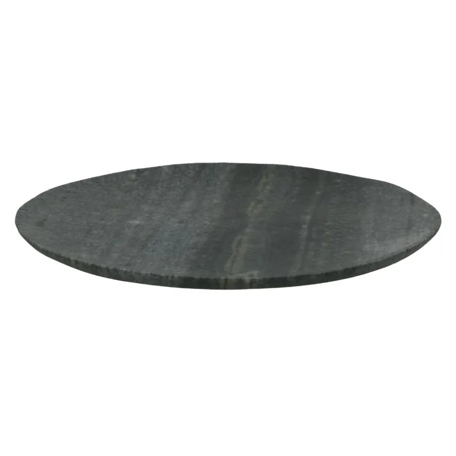 Pomax Accessoires-MARMAR - dessous de plat - marbre - DIA 30 x H 1,5 cm - noir
