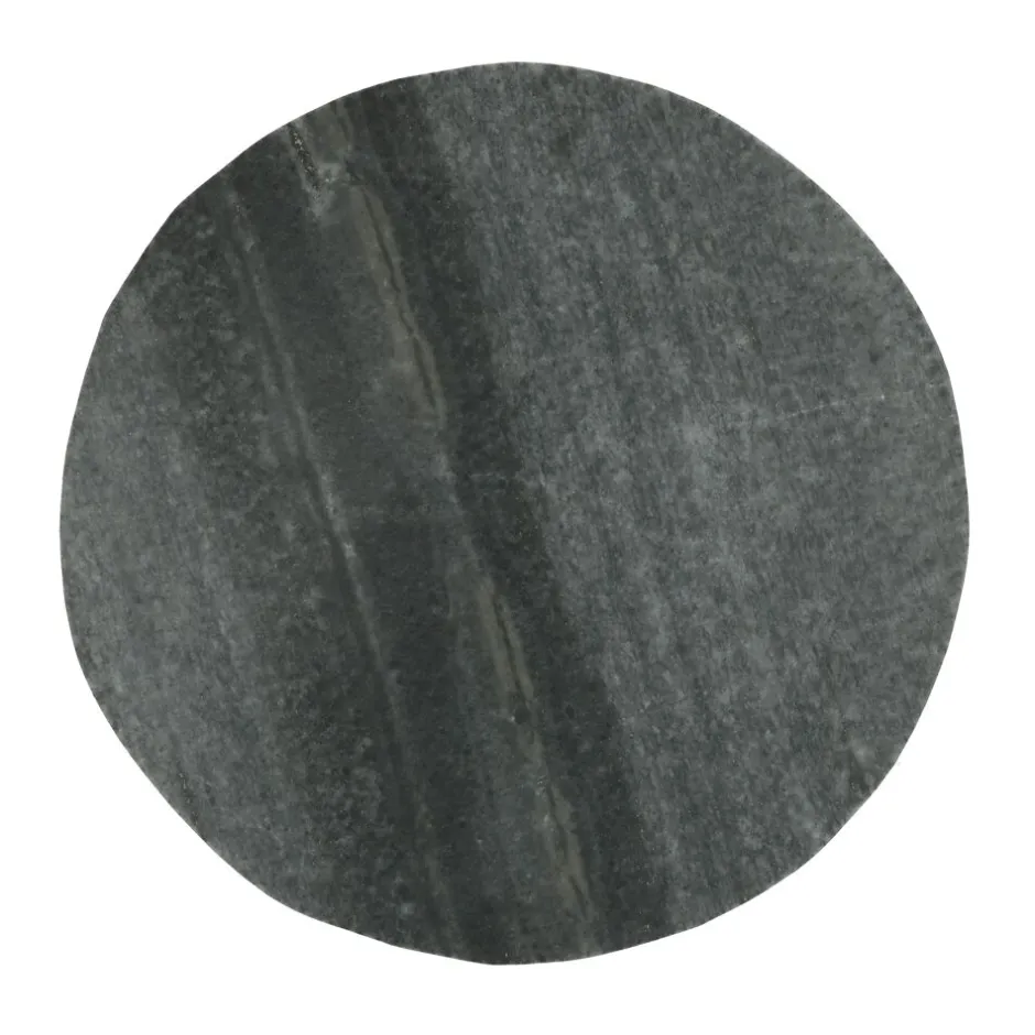 Pomax Accessoires-MARMAR - dessous de plat - marbre - DIA 30 x H 1,5 cm - noir