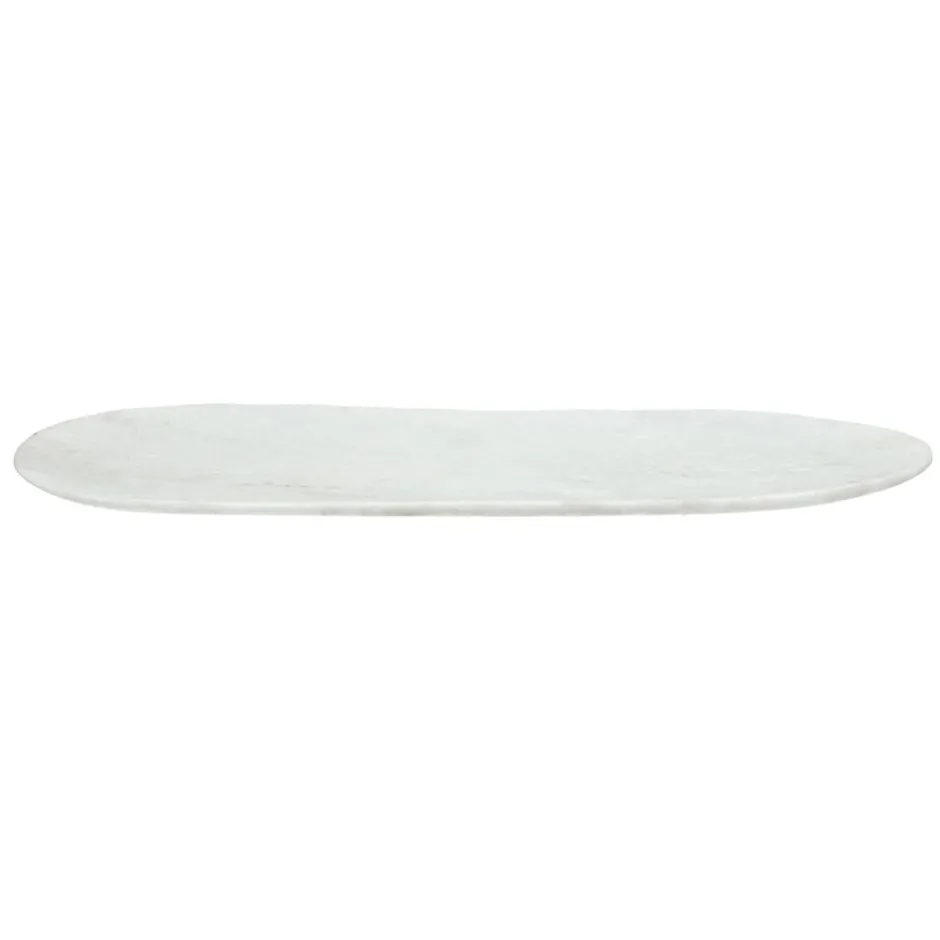 Pomax Accessoires-MARMAR - dessous de plat - marbre - L 40 x W 15 x H 1,5 cm - blanc