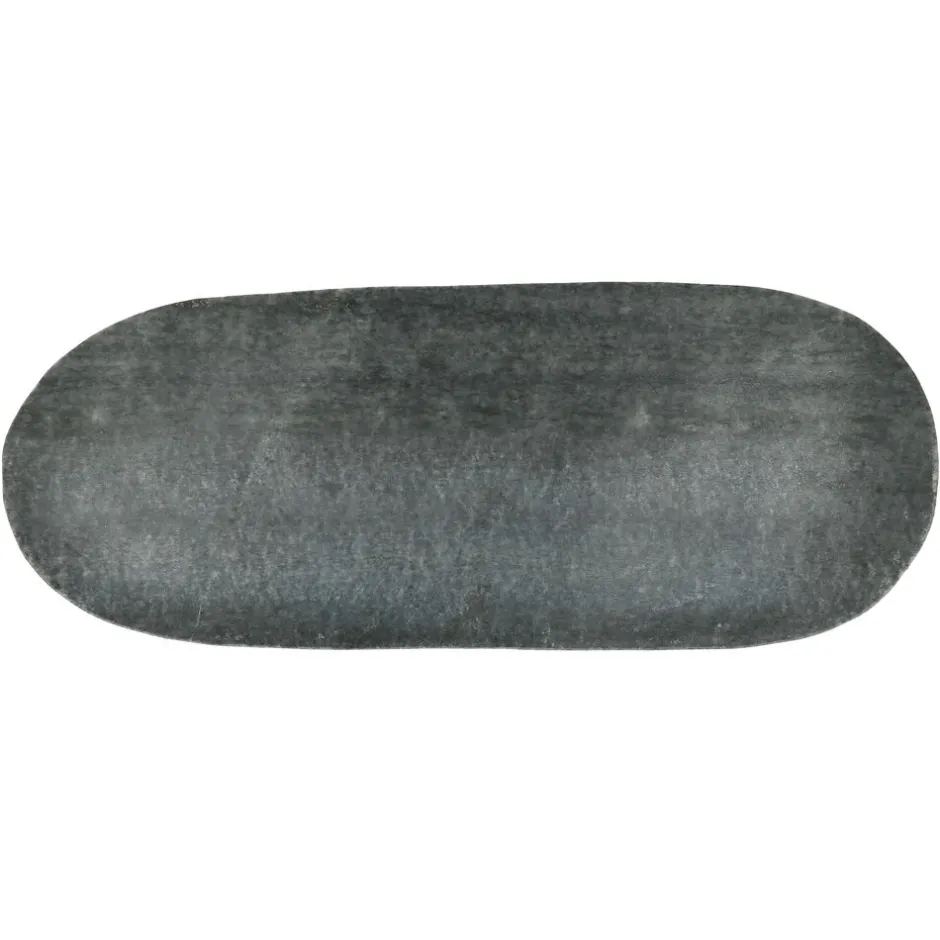 Pomax Accessoires-MARMAR - dessous de plat - marbre - L 40 x W 15 x H 1,5 cm - noir