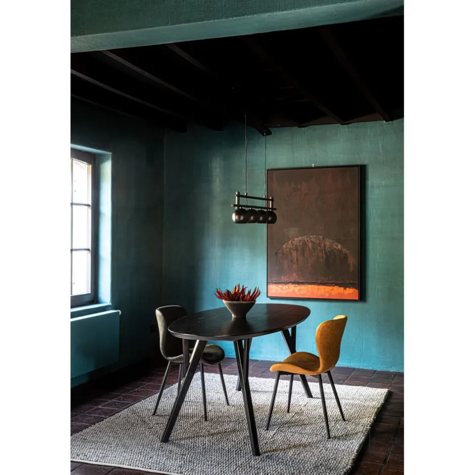 Pomax Tableau / Déco Murale-MARTE - toile avec cadre - canvas / bois - L 100 x W 3,4 x H 140 cm - rouge