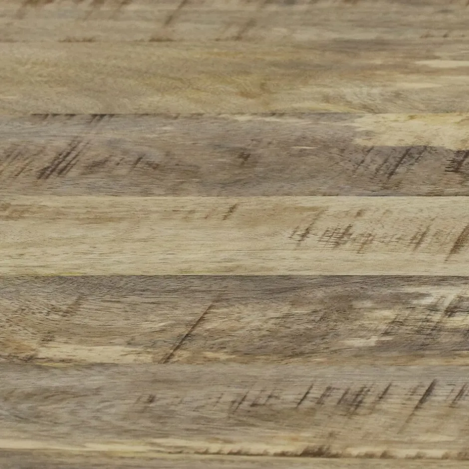 Pomax Concepts Modulaires-MATTEO - dessus de table - bois de mangier / métal - L 80 x W 80 X H 3 cm - naturel