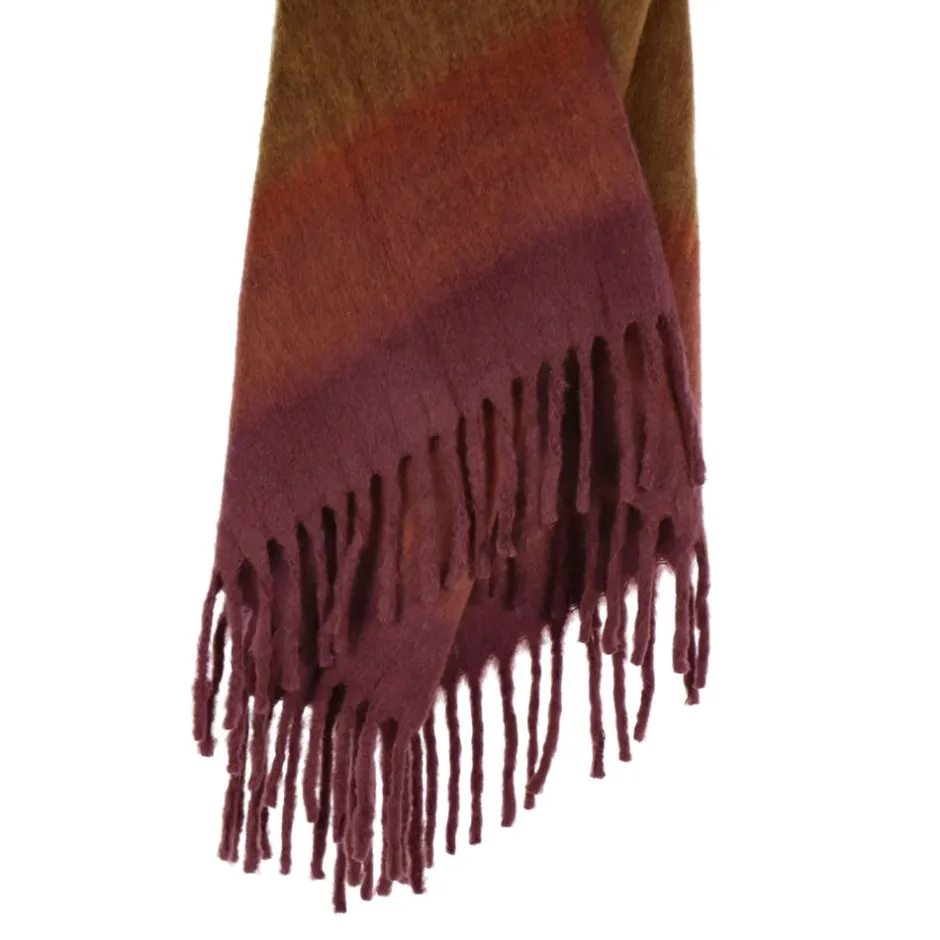 Pomax Plaids-MELANGE - plaid - laine / acrylique - L 170 x W 130 cm - mix de couleurs