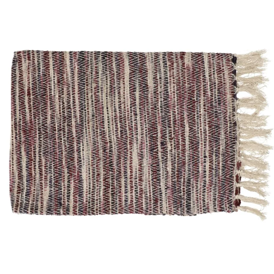 Pomax Plaids-MIRAGE - plaid - coton - L 150 x W 125 cm - mix de couleurs