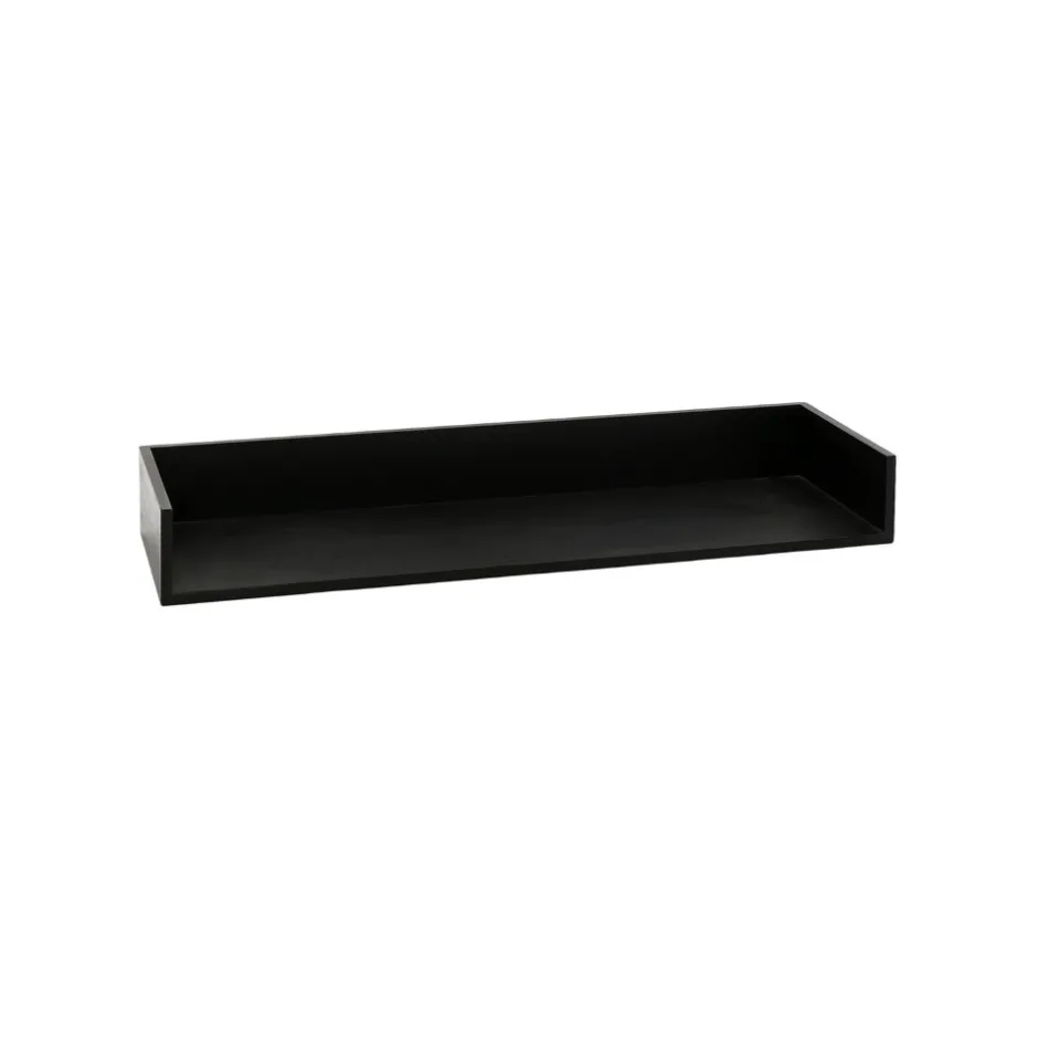 Pomax Concepts Modulaires-MODIV' - étagère - contre-plaqué / vernis à bois - L 120 x W 38 x H 15 cm - noir